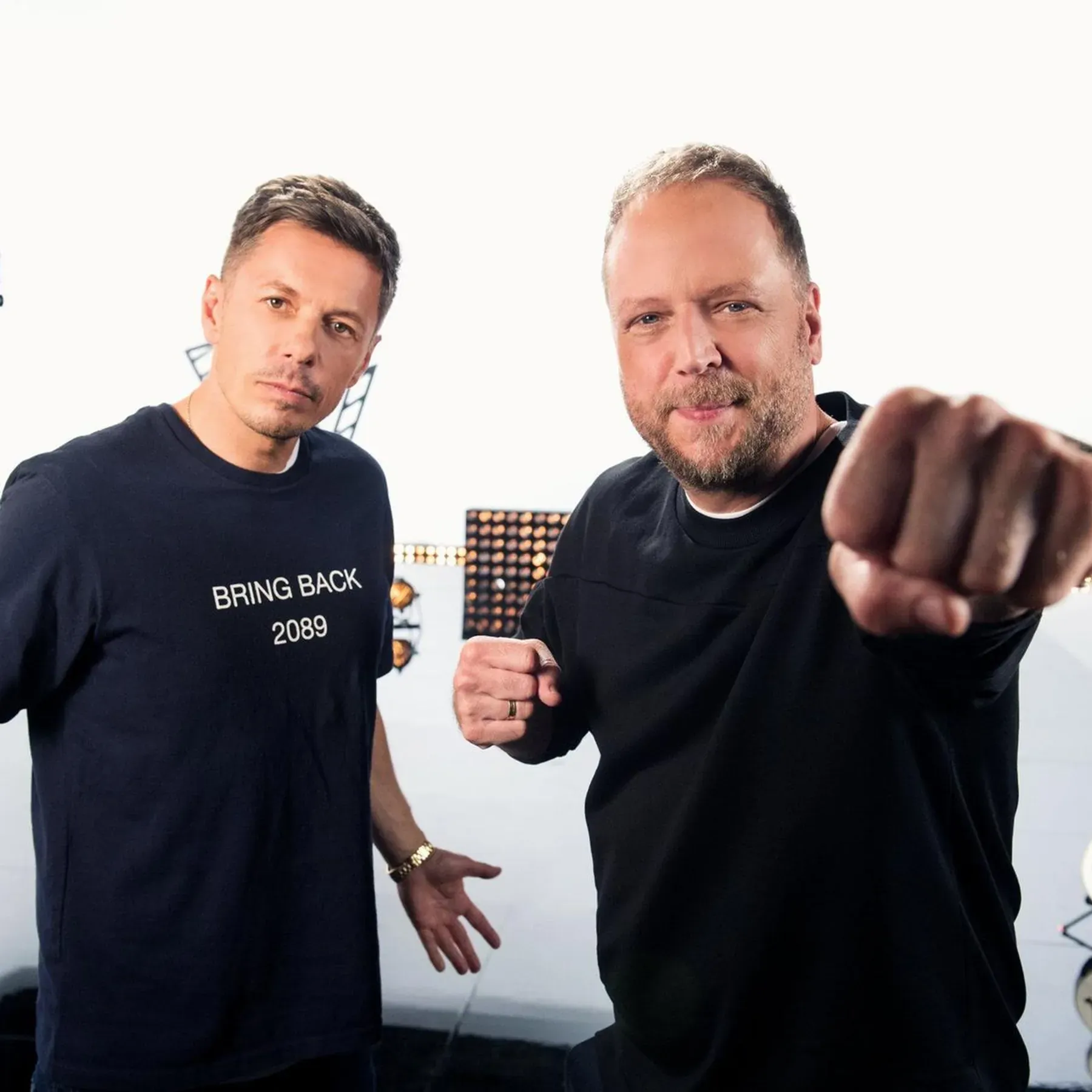 Mitchy und Andre mit Die Fantastischen Vier