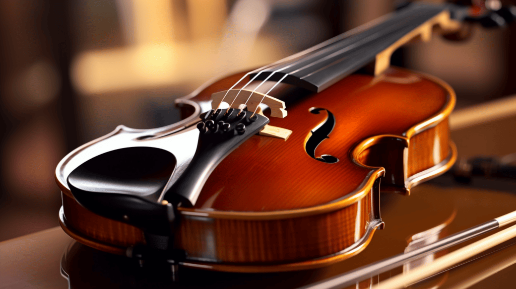 Streichquartett Geige Nahaufnahme